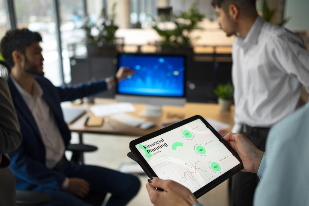 people-office-analyzing-checking-finance-graphs